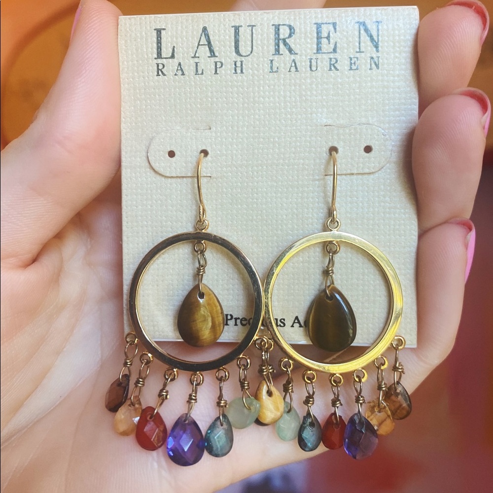 Ralph Lauren Gold Earrings